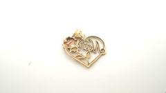 Ladies 9ct Yellow, White & Rose Gold "Nan" Pendant - 504361