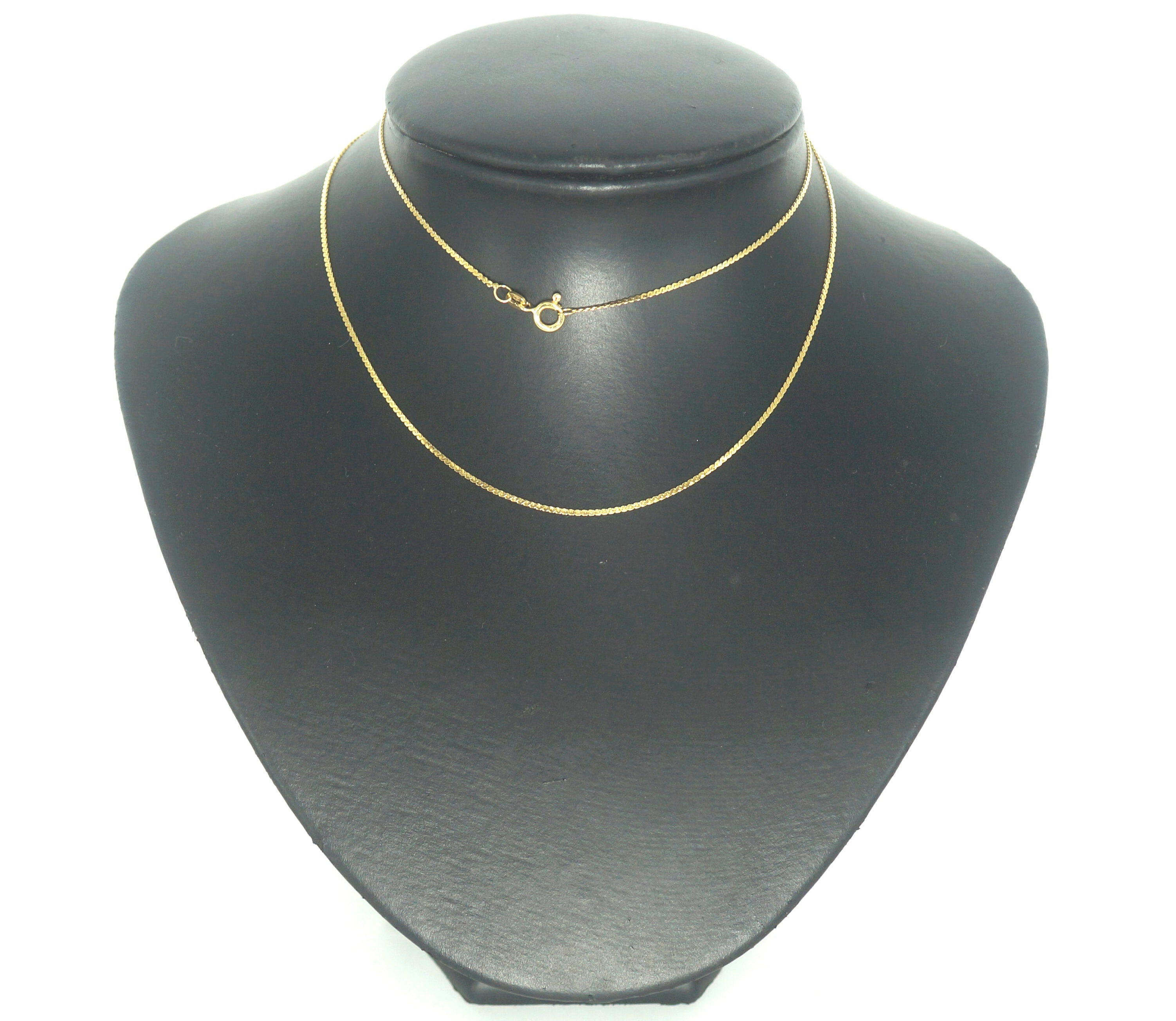 18ct Yellow Gold Serpentine Necklace (60cm) - 504684