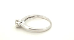 18ct White Gold Solitaire Diamond (Size N 1/2) - 501858