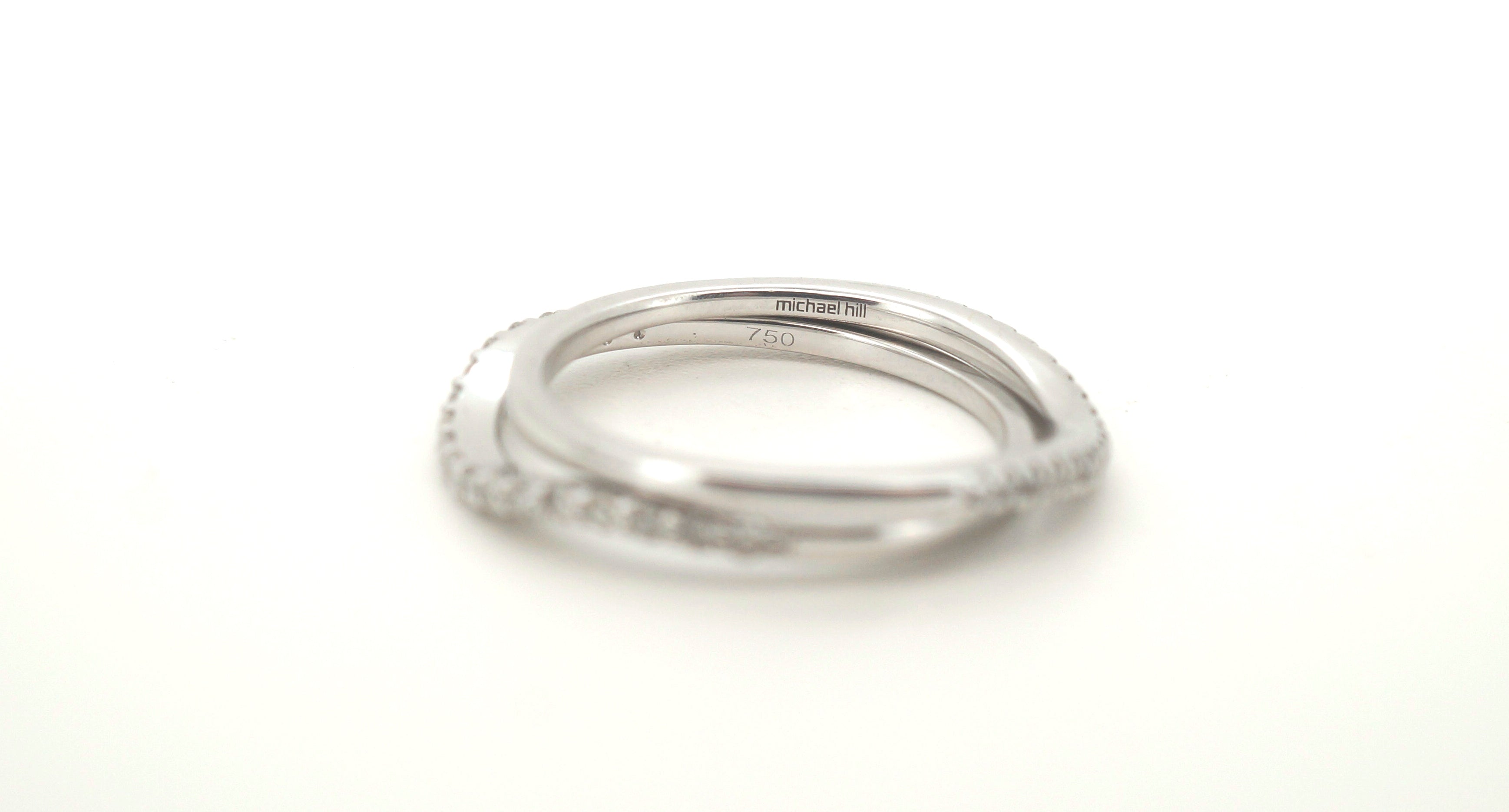 10ct/18ct White Gold Diamond 3 Engagement Ring Set (Size N 1/2) - 502752