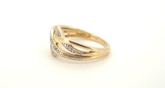 Ladies 9ct Yellow Gold Ring (Size M) - 505118
