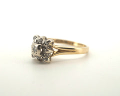 Ladies 14CT /9CT Two Tone Angus and Coote Ring (Size: J, 2.89g) - 505826