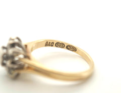 Ladies 14CT /9CT Two Tone Angus and Coote Ring (Size: J, 2.89g) - 505826