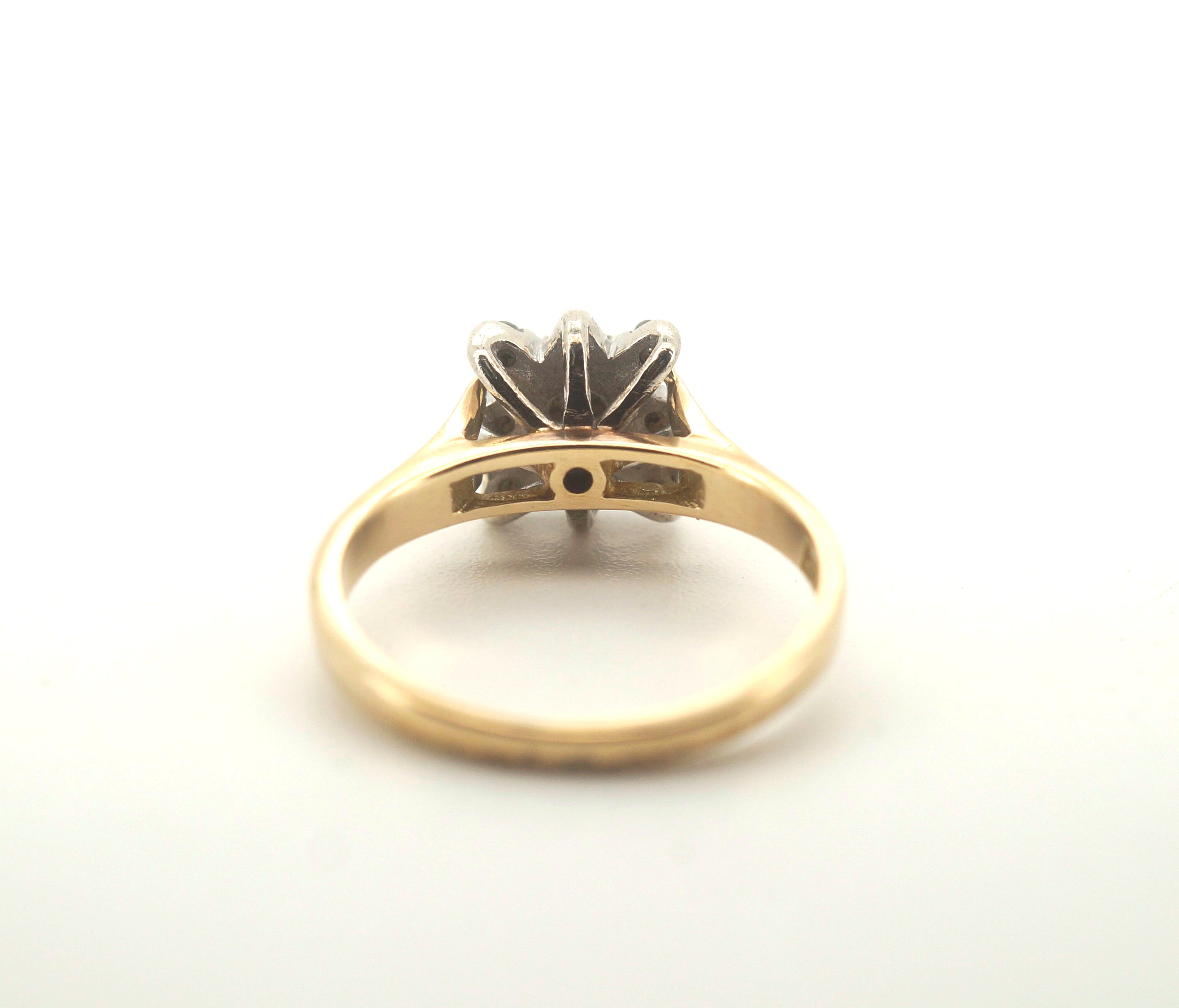 Ladies 14CT /9CT Two Tone Angus and Coote Ring (Size: J, 2.89g) - 505826