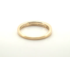 Ladies 9CT Yellow Gold Diamond Ring (Size: K, 2.1g) - 506387