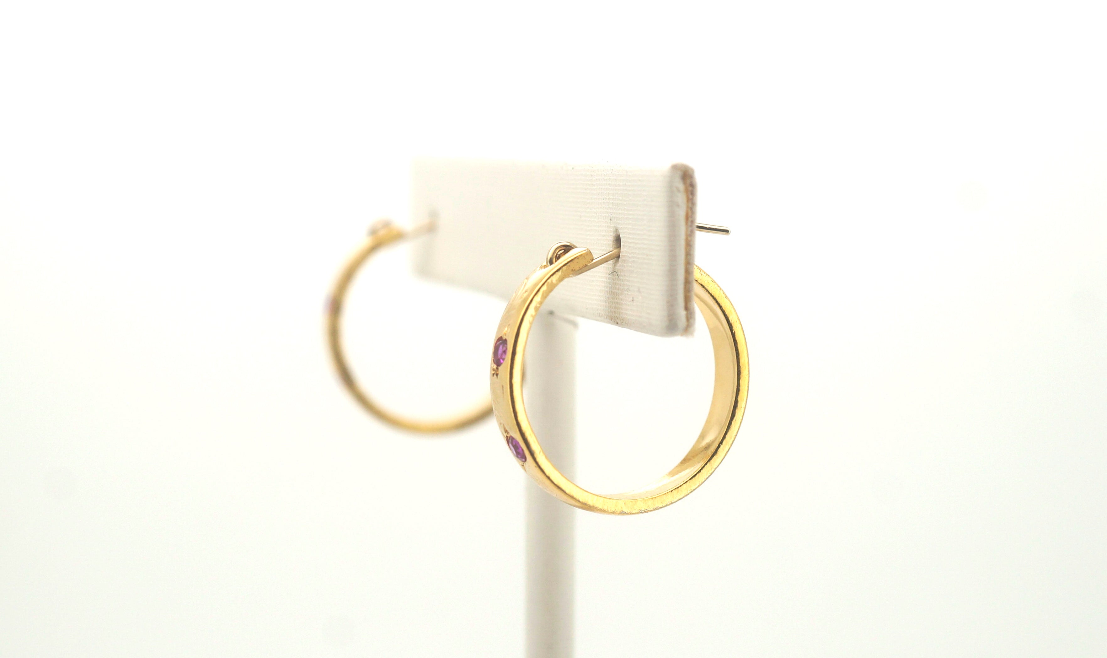 9ct Yellow Gold Hoop Earrings - 30678