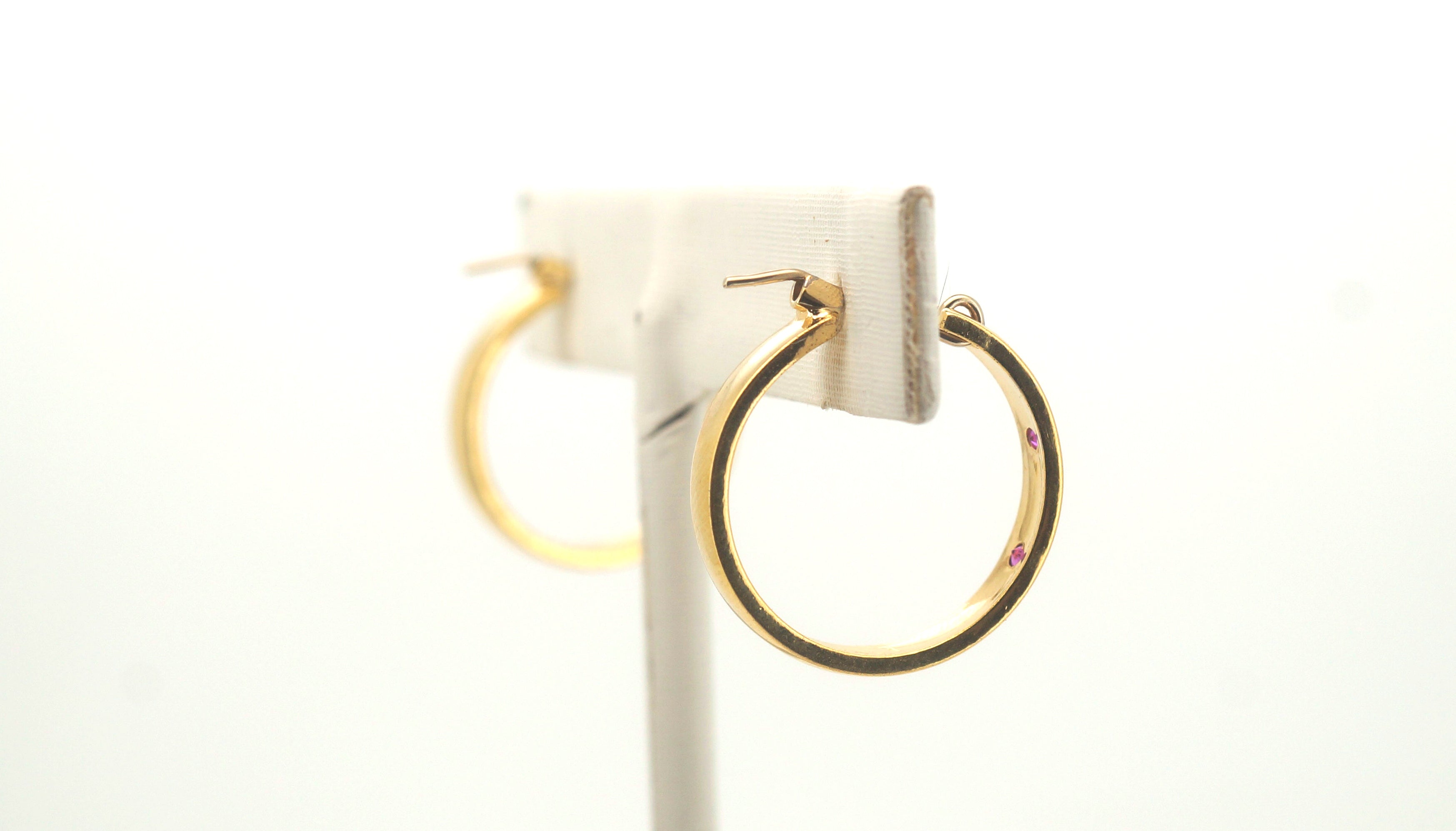 9ct Yellow Gold Hoop Earrings - 30678