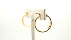 9ct Yellow Gold Hoop Earrings - 30678