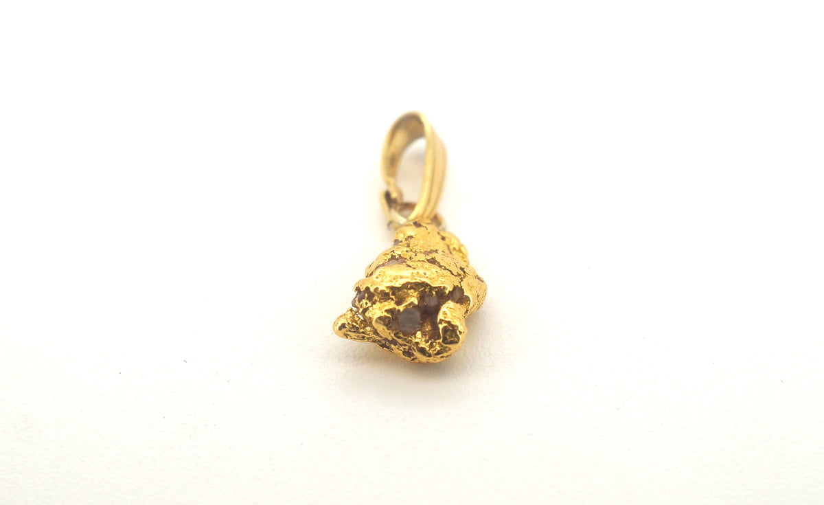 22ct Gold Nugget Pendant with 9ct Bale - 502755