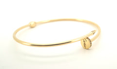 18ct Yellow Gold Bangle - 506809
