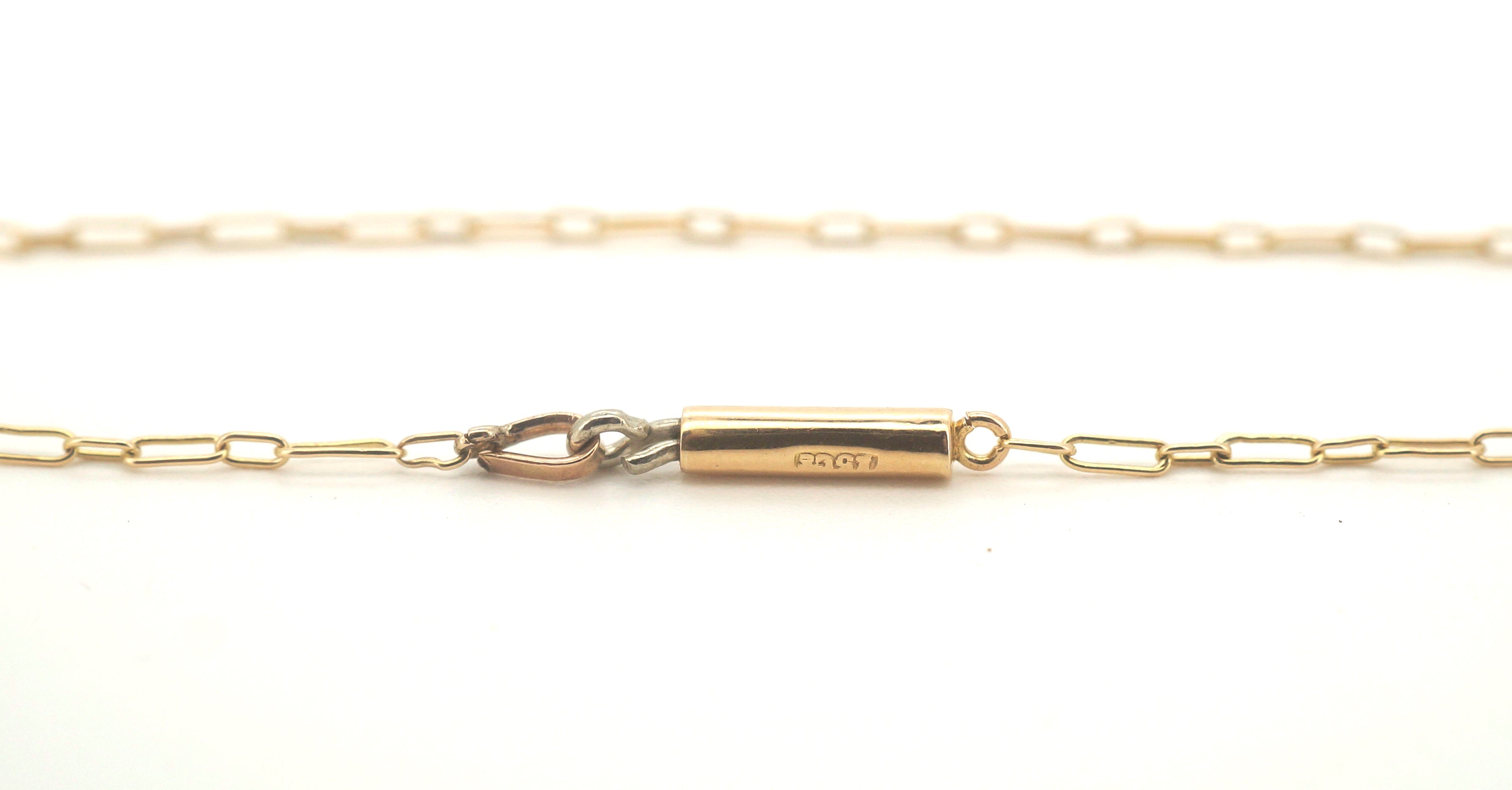 Ladies 14ct Yellow Gold Leaf Themed Necklace/Pendant (41cm) - 505419