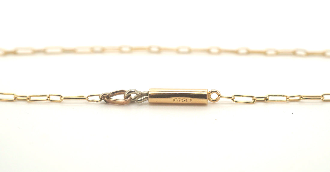 Ladies 14ct Yellow Gold Leaf Themed Necklace/Pendant (41cm) - 505419