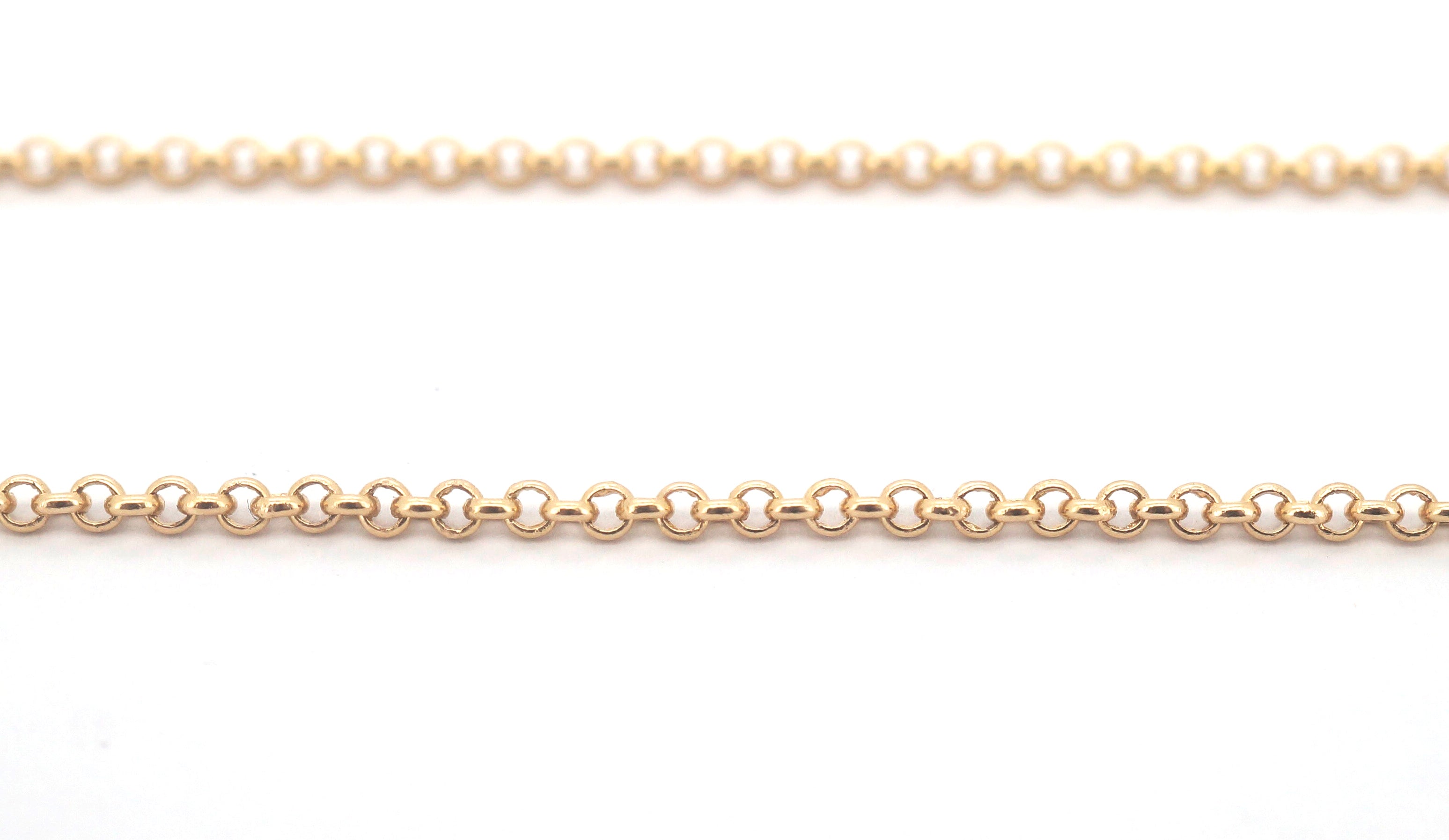 Ladie's 9ct Yellow Gold Chain Link Necklace (66cm) - 506213
