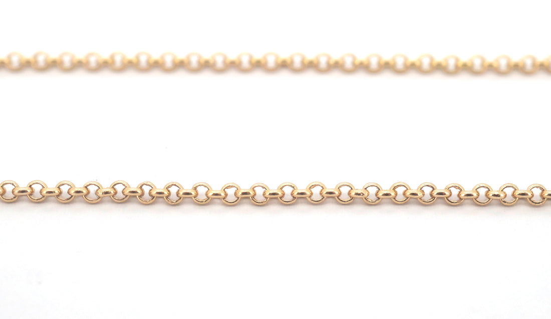 Ladie's 9ct Yellow Gold Chain Link Necklace (66cm) - 506213