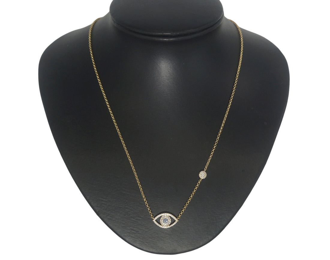 Ladie's 9ct Yellow Gold Chain Link Necklace (66cm) - 506213
