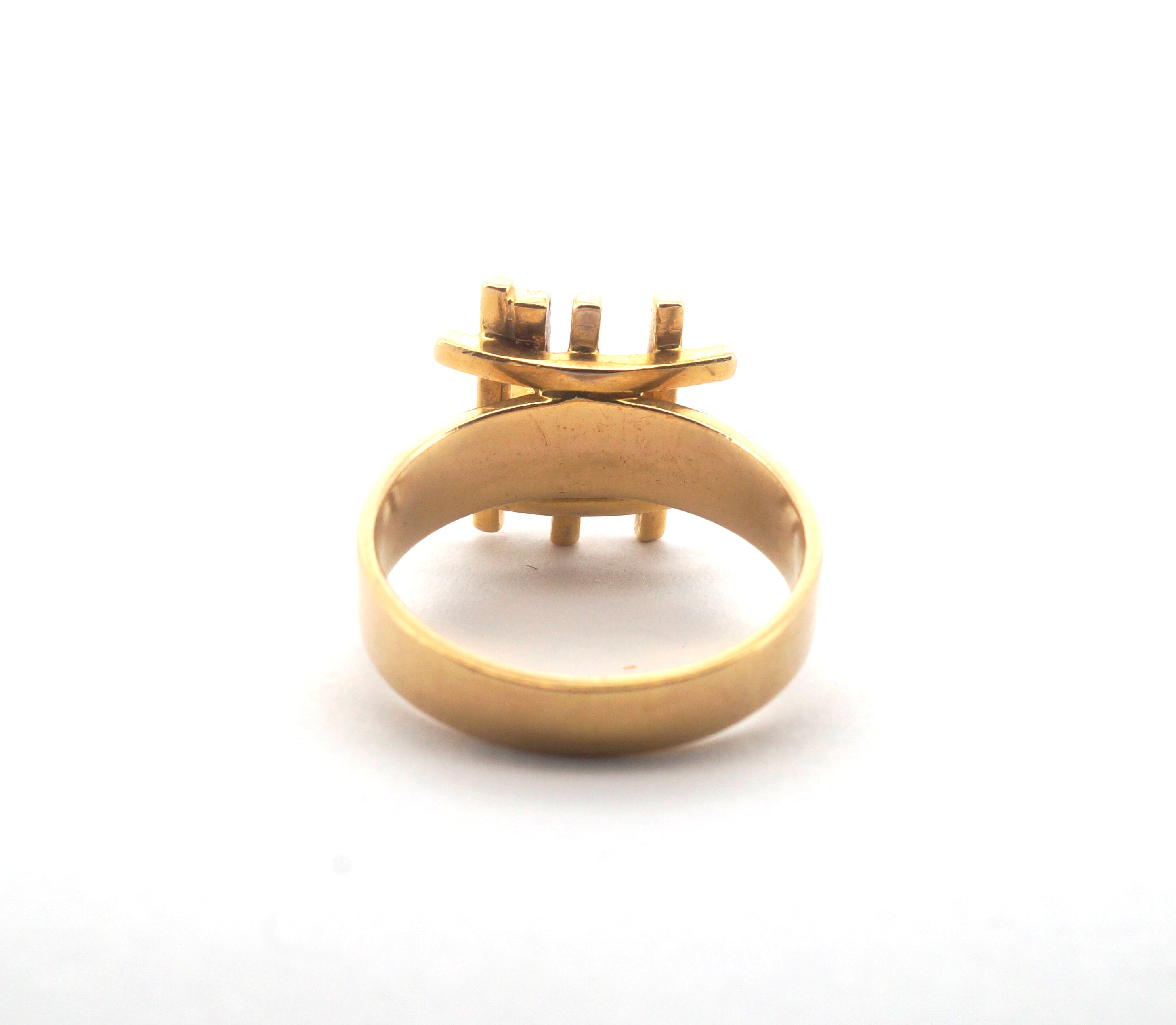 Ladies 18CT Yellow Gold Diamond Ring (Size: M1/2, 5.5g) - 505420