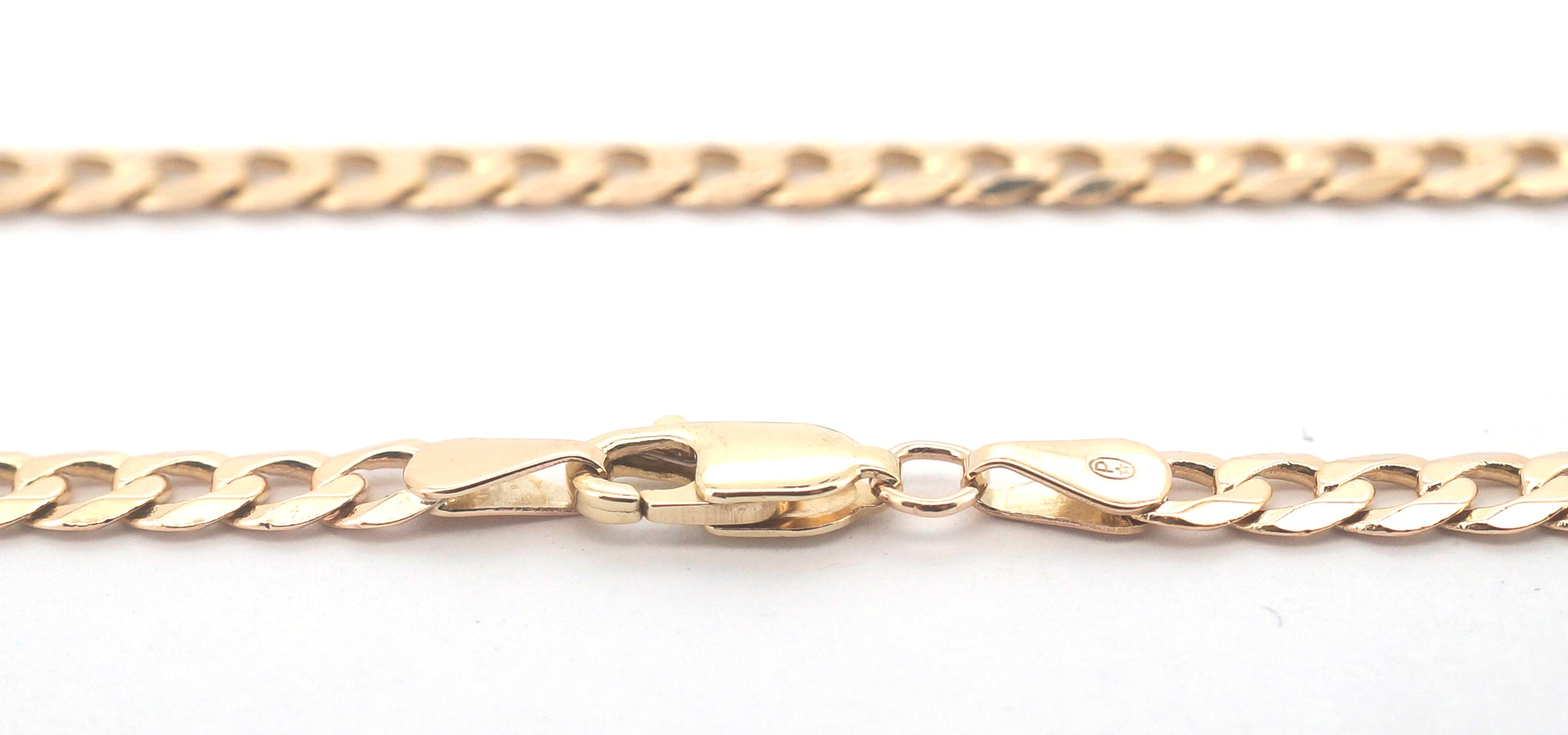 9ct Yellow Gold Curb Link Necklace (51cm) - 504397