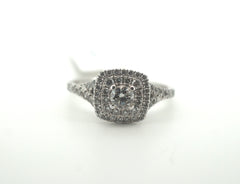 Ladies Stunning 14K White Gold Michael Hill Ring (Size R1/2) - 215902