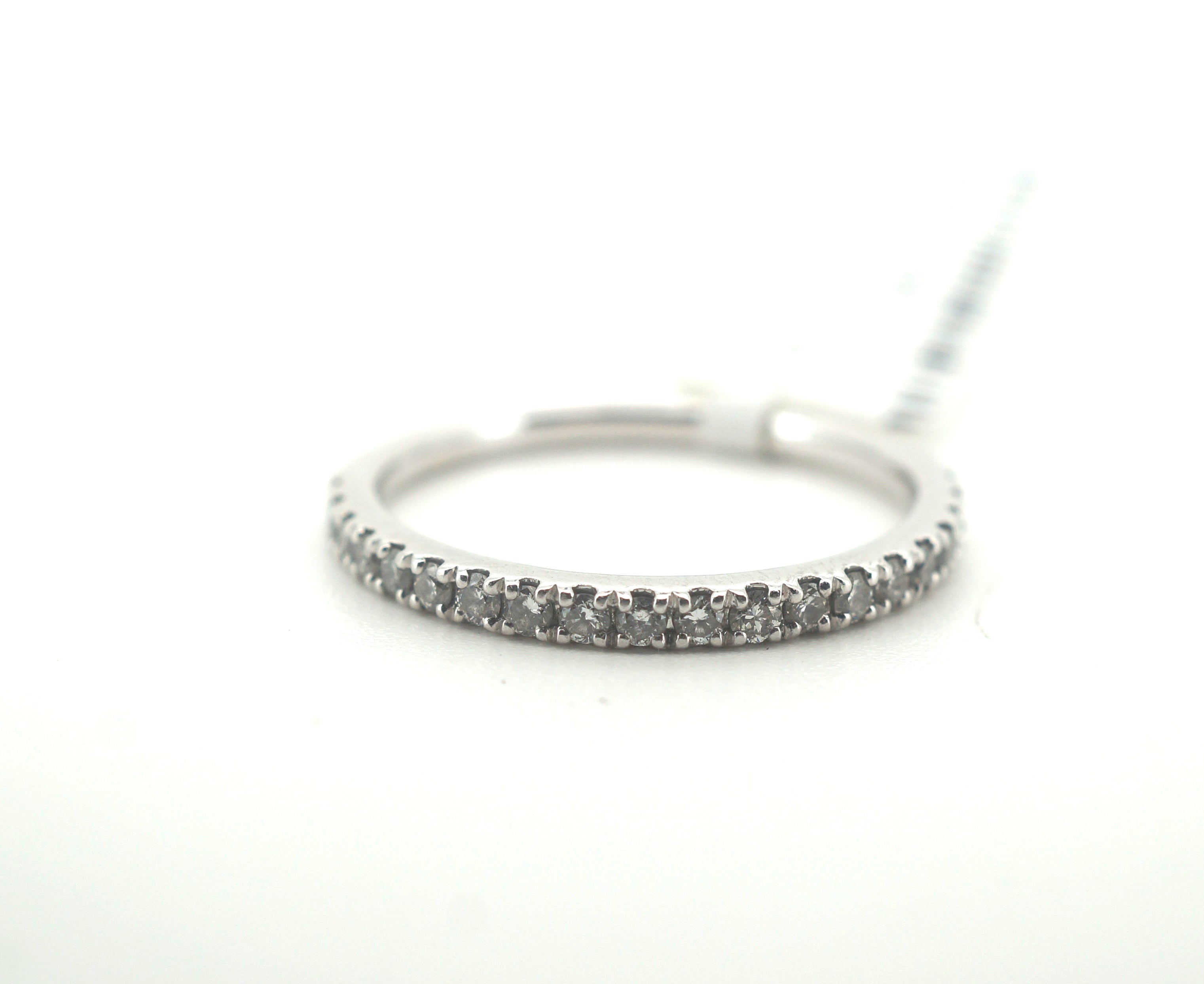 Ladies 14K White Gold Diamond Ring (Size Q) - 25580