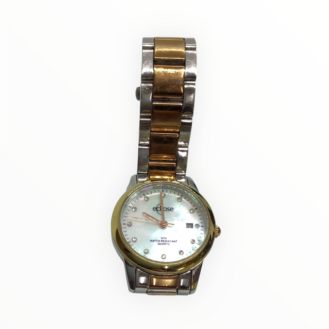 Ladies Eclipse Crystal Set Mother of Pearl Watch Ref#513742