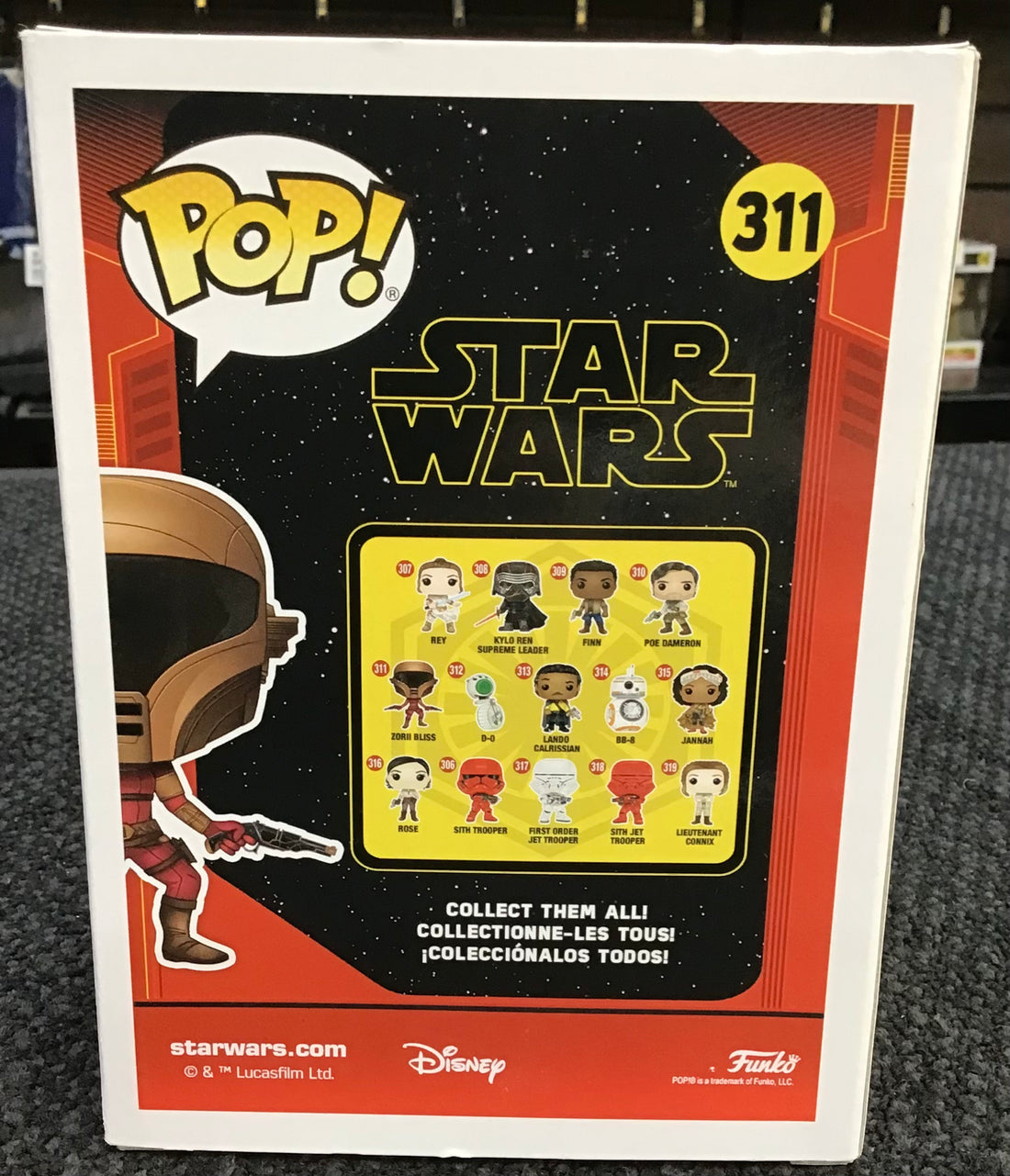 STAR WARS POP VINYL ZORII BLISS 311 Ref#504346