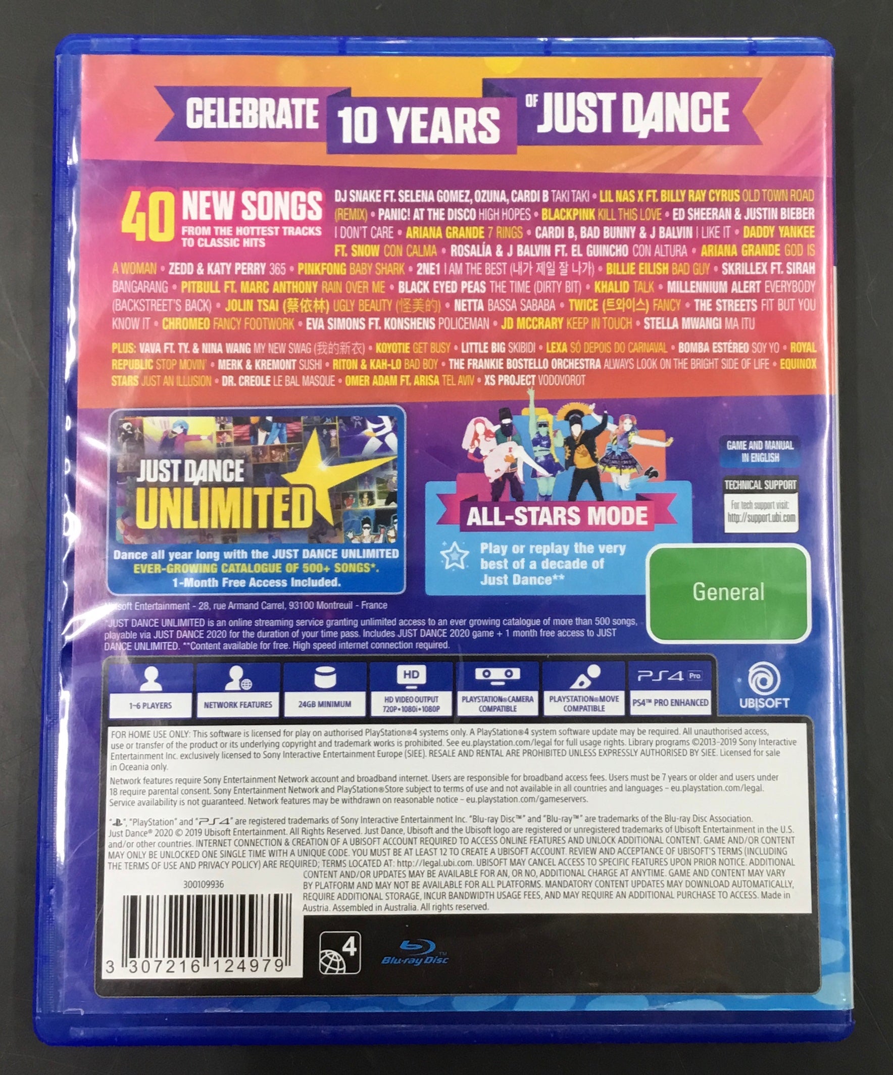 PS4 GAME JUST DANCE 2020 Ref#512764