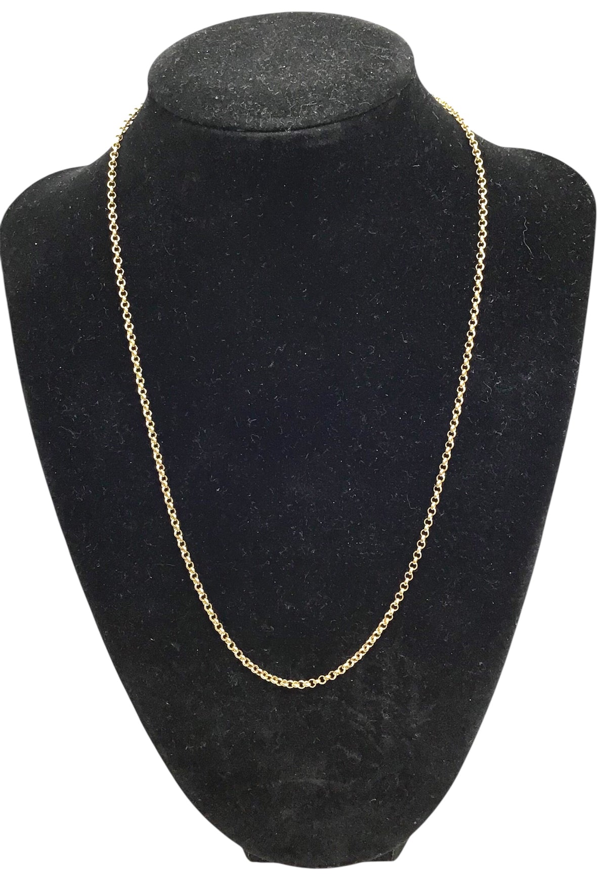 Ladies 9ct Yellow Gold Necklace (Length 46cm) Ref#505966