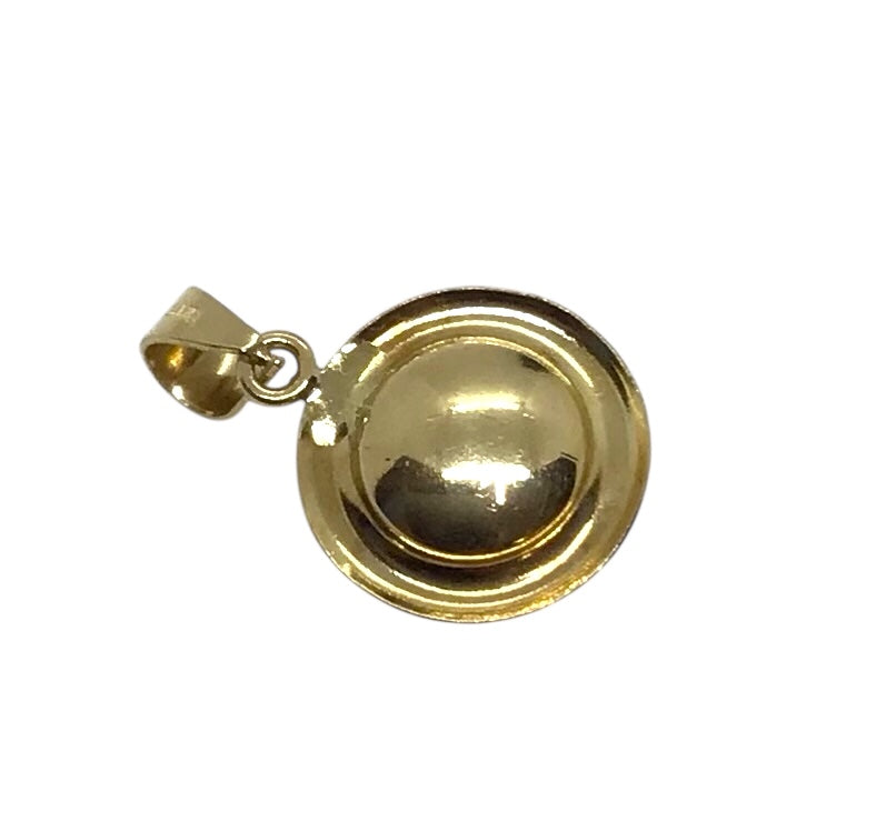 Ladies 9ct Yellow Gold Pearl Pendant (Length 1.5cm) Ref#507335
