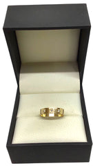 Ladies 18ct Yellow Gold Diamond Ring (Size M) Ref#507306