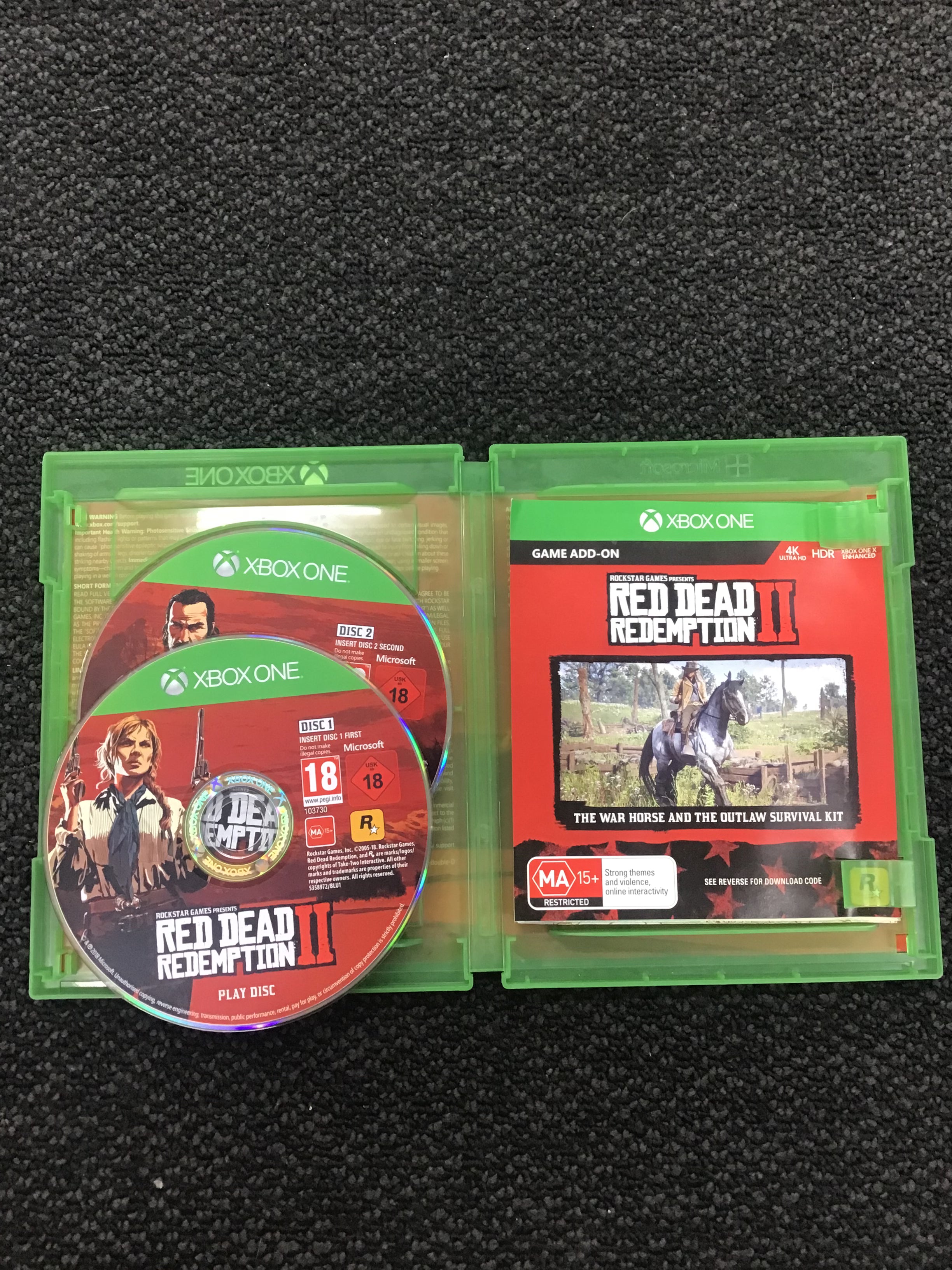 Xbox one game red dead redemption 2 Ref#510629