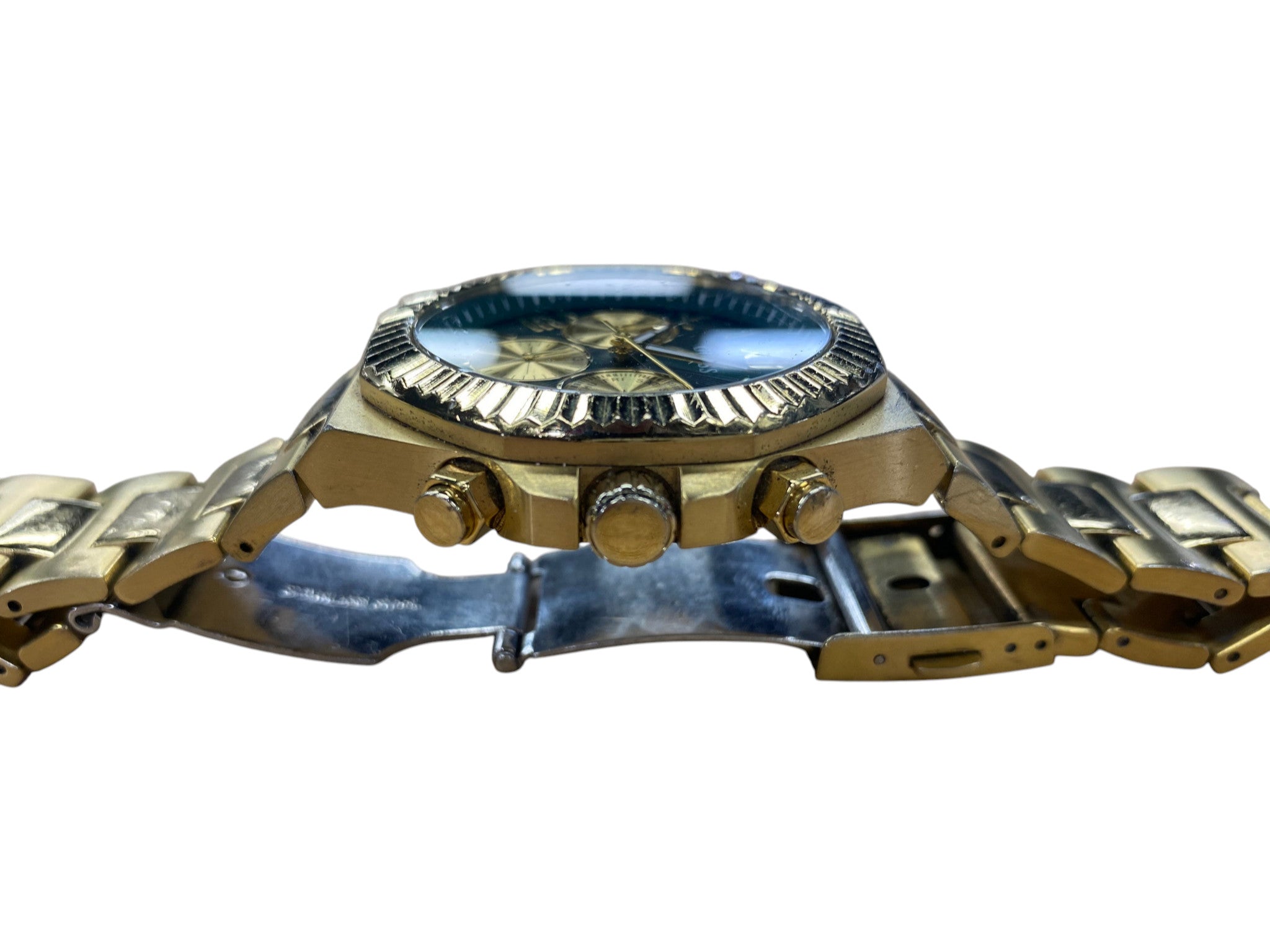 GUESS - D108310424 EQUITY STAINLESS STEEL MENS GOLD STYLE WATCH - 507062