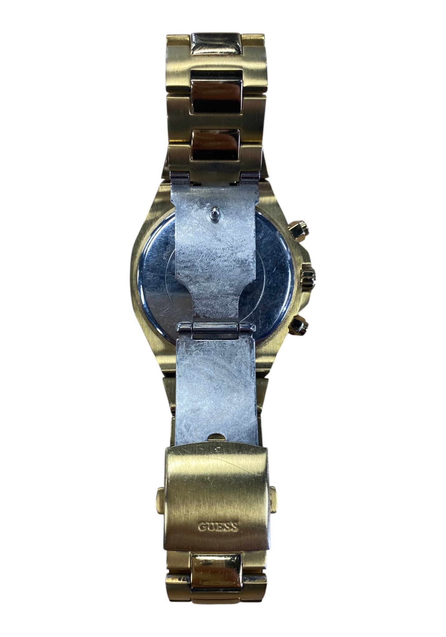 GUESS - D108310424 EQUITY STAINLESS STEEL MENS GOLD STYLE WATCH - 507062