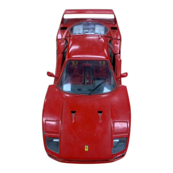 1/18 Ferrari F40 1987 Burago Model Car Made in Italy *Damaged*
